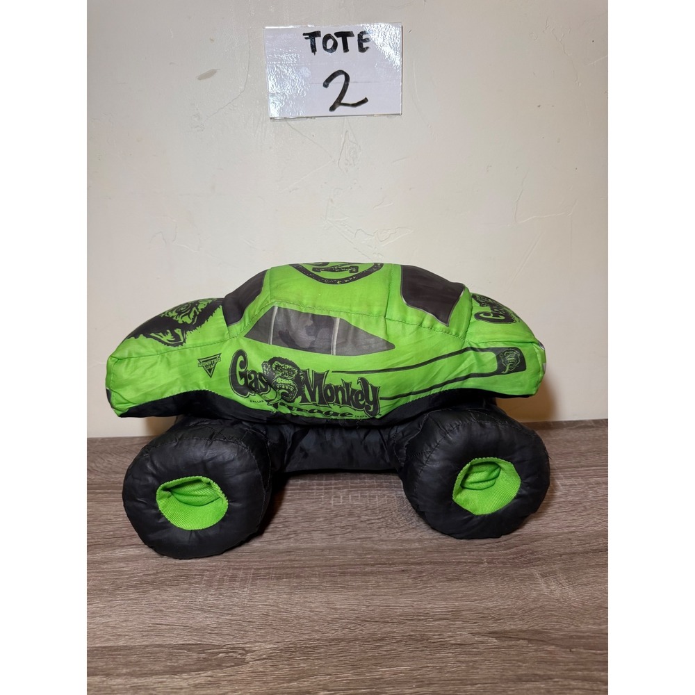 Monster Jam Plush Gas Monkey Garage Monster Truck Green Black